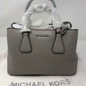 Michael Kors Camile Leather Satchel